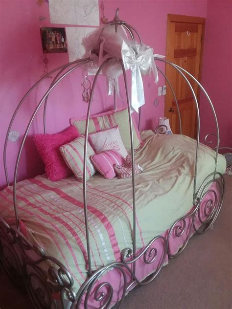 Make another spectacular journey and magical moments with applying the ideas into the bed. Disney Princess Canopy Carriage Bed for Sale in Chicago ...