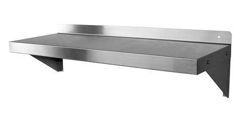 Gsw Ws W1224 12 Deep Stainless Steel Commercial Wall Mount Shelf With