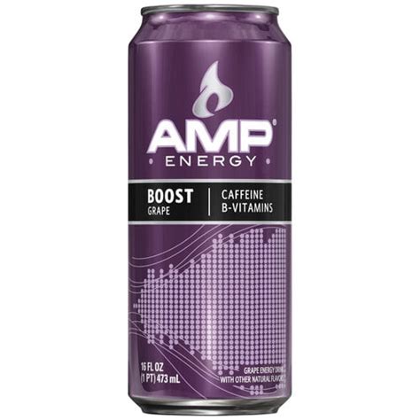 Amp Energy Boost Grape Energy Drink 16 Fl Oz