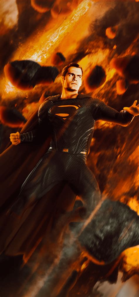 1080x2300 Superman Black Suit Justice League Art 1080x2300 Resolution