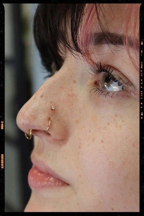 two nose piercings and septum dare to be different with this piercing trend click here to see