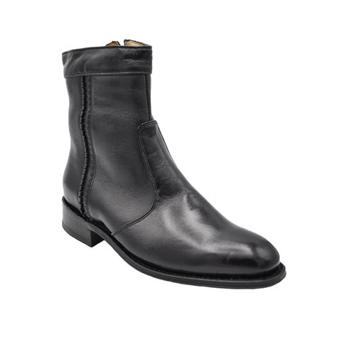 gabriel men s goat black leather dress boots gavel boots