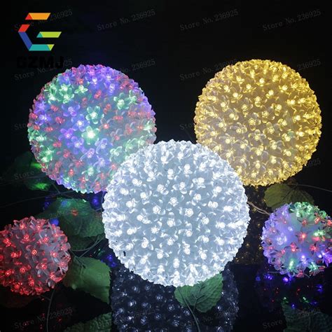 Dia20cm Sakura Flower Globe Ball Waterproof Led String