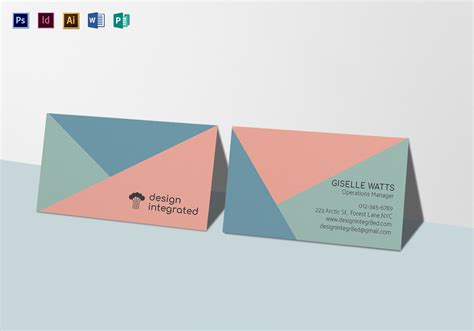 16 Creative Business Card Templates Illustrator Indesign Ms Word