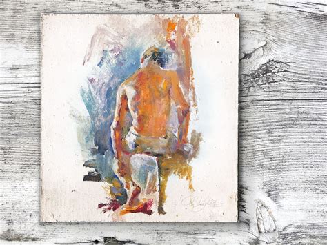 Print Of Male Model Painting Human Figure Oil Painting Etsy Ireland