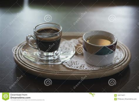Espresso Coffee And Tea Stock Image Image Of Roasted 120774971