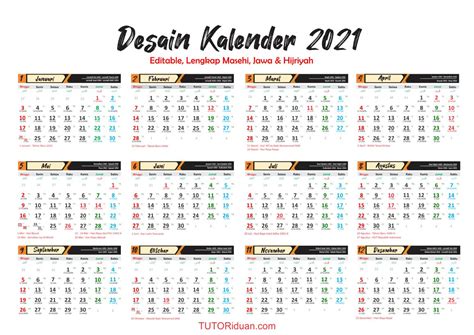 Download Kalender Tahun 2021 Kalender Pendidikan Kaldik Tahun