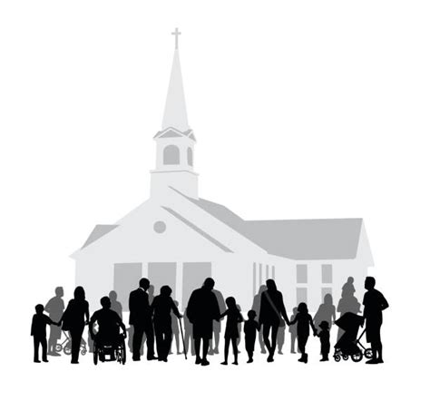 Church People Illustrations Royalty Free Vector Graphics And Clip Art