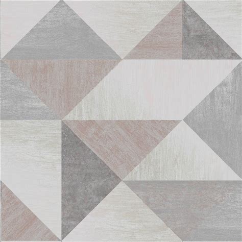 Brewster Exeter Geometric Wallpaper Grey 2734 42435 Rona