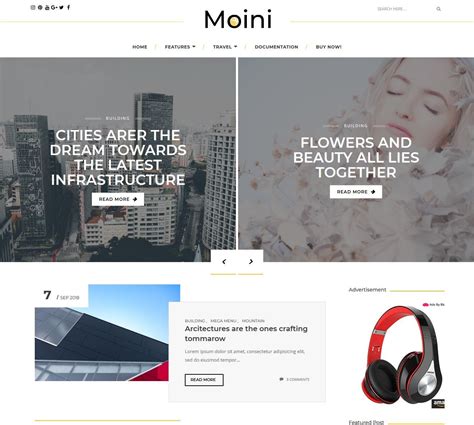 Moini Blogger Theme Free Blogger Themes, Premium Blogger ...
