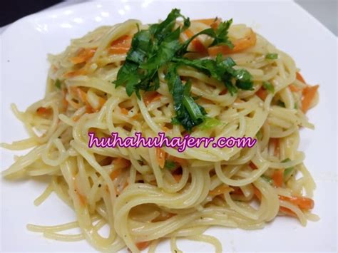 Resepi Angel Hair Dengan Sos Prego Mac & Cheese, Mudah Tapi Sedap
