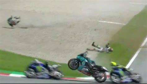 Motosport Valentino Rossi Cheats Death After Avoiding Terrifying