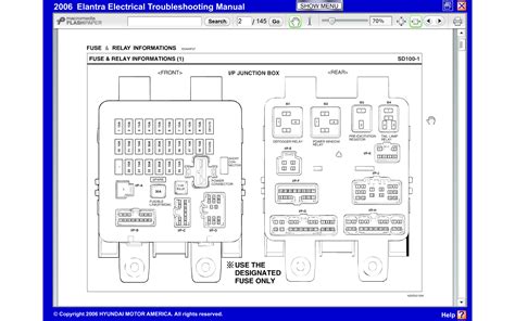 The fuse box for the lights and other electrical accessories will be found in the backside of multi box located in the left side of driver. Fuse Box For 2003 Hyundai Elantra - Wiring Diagram