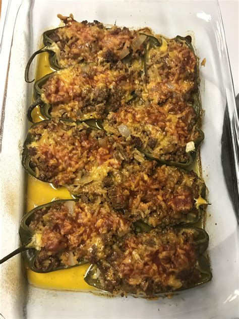 Chorizo Stuffed Poblano Peppers Recipe Allrecipes