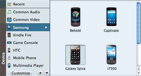 User Guide Of Samsung Galaxy Video Converter For Mac