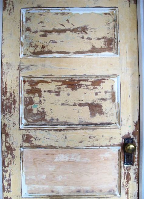 How to paint a front door. Pin by Rita Lillig on Repurposed finds | Distressed doors ...