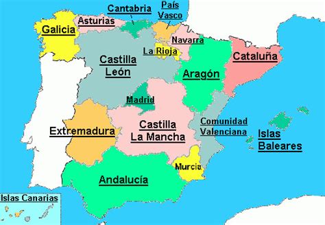¿cuáles Son Las Comunidades Autónomas De España Blogitravel Viajes