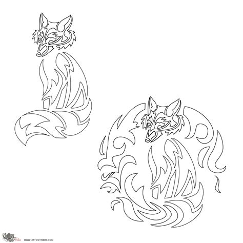 Please talk to me first if you wish to use these. Tattoo of Tribal fox, Cunning, transformation tattoo ...