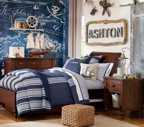 Nautical bedroom considered to be thematic one. 20 Beautiful Nautical Bedroom Ideas