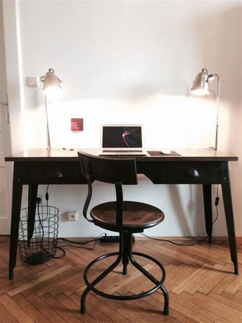 Build your own desk planner. Schreibtisch Dabar - Ein industrieller Arbeitstisch | pib
