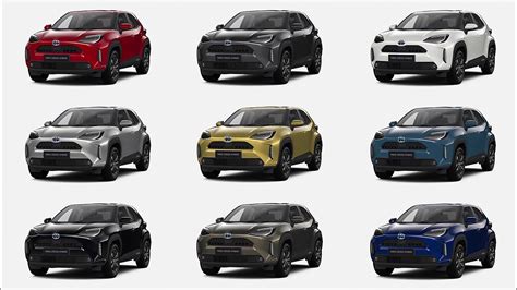 New Toyota Yaris Cross Colours Detailed Comparison Youtube