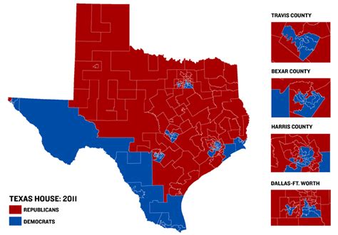 Texas House Map Reflects Gop Wave The Texas Tribune