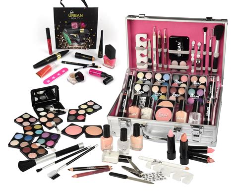 Buy 74 Piece Makeup Vanity Case Cosmetic Set Make Up Beauty Storage Box