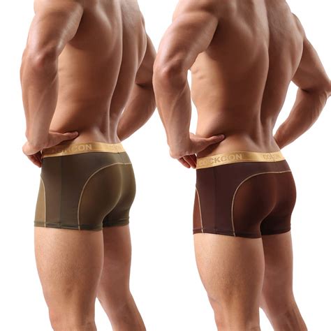 Buy Men Boxer Briefs Shorts Bulge Pouch Soft Underpants Mens Trunks