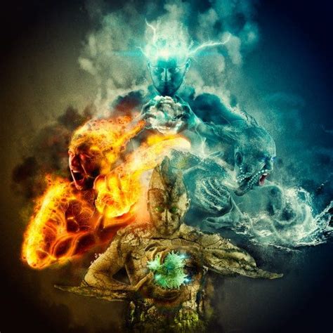 Who Would Have Earth Air Fire Water Elements Of Nature Elemental