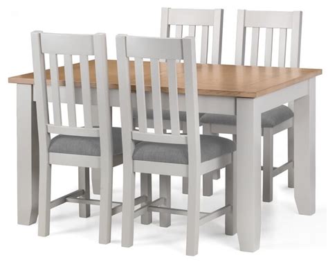 If you're new to buying dining tables and chairs. Abdabs Furniture - Richmond Soft Grey & Oak Extending ...