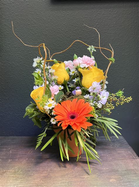 Mother's Secret Garden Pot by BOULDER GARDENS FLORIST