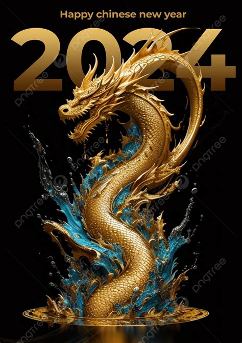Happy Chinese New Year 2024 Template Download On Pngtree