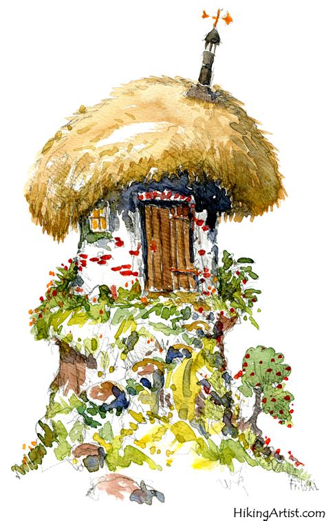 Fairy House Drawing At Getdrawings Free Download