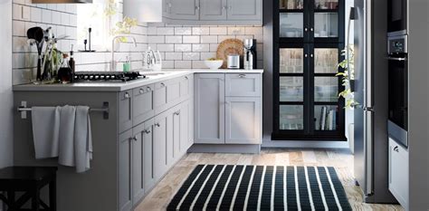 Black Kitchen Cabinets Lerhyttan Series Ikea