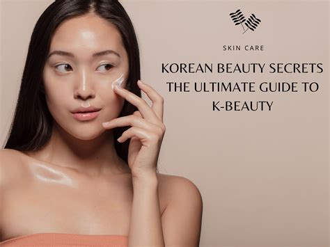 korean beauty secret the ultimate guide to k beauty etsy