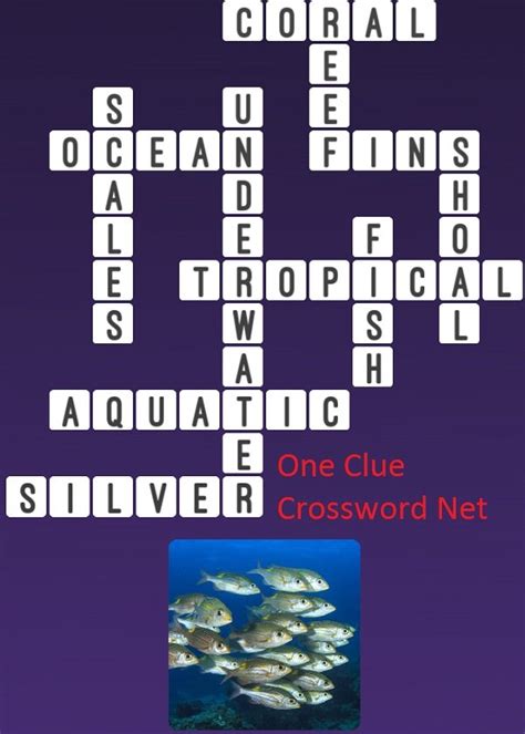 Crossword help, clues & answers. Fish - One Clue Crossword Cheats