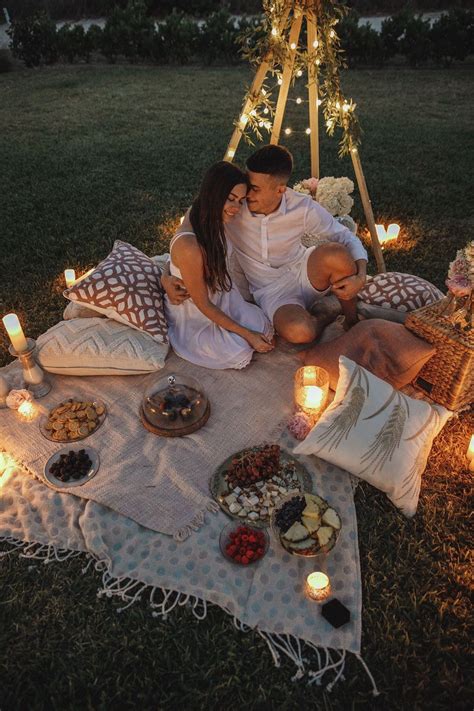Miami Marriage Proposal Picnic In The Private Garden Light Up Letters 50 Candles A Romantic