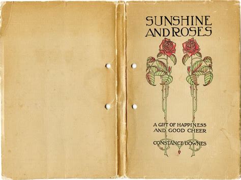 Olddesignshopsunshine And Roses Book Cover 3100×2315 Pixels