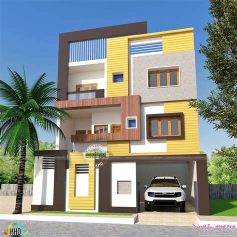 2 Bhk Small Double Storied Home 1200 Sq Ft Kerala Home Design And