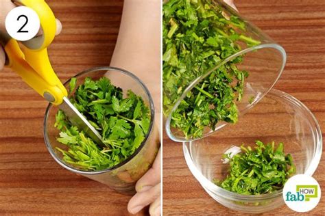 Dry it once you've made sure to remove all dirt, dry your cilantro on paper towels, blotting the leafy herbs to avoid. How to Chop Cilantro the Best Way: Easily and Safely | Fab How