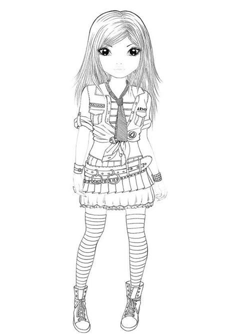 Ausmalbilder models | hier findest du dein gesuchtes ausmalbild junges topmodel zum kostenlosen ausdrucken und ausmalen. anime ausmalbilder zum drucken - Ausmalbilder