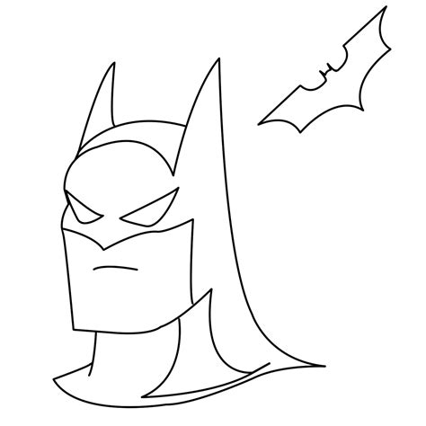 The Batman Coloring Page The Batman Drawingcoloring Cartoon Photo