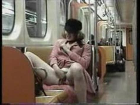 Amateur Highheels Chick Rubs Pinkpussy Tit On Public Subway W
