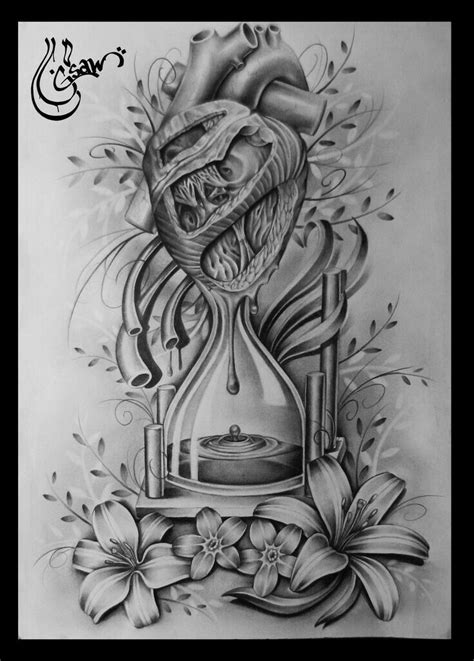 Ultra realistic hourglass tattoo with a hand holding the timepiece, lit at the bottom chamber by an orb of white saturated in a jet black background this piece relies on fantastic highlighting to tell it's tale, and it. Pin on Tattoo Designs