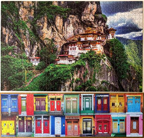 6 sets sublimation blanks puzzles a5 white jigsaw puzzle blank puzzles diy blank puzzle for sublimation transfer thermal transfer heat press printing crafts, 7.8 x 5.7 inch, 80 pieces/ set. 2 very different dollar store puzzles! Cardinal ...