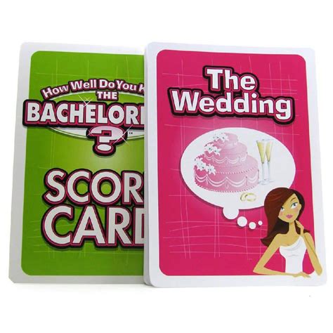 How Well Do You Know The Bridebachelorette Party Game