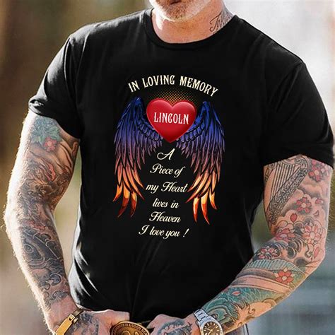 Personalized Memorial T Shirtin Loving Memory A Peace Of My Etsy