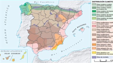 Elevado Irregularidades Facilitar Mapa De Climas De España Y Desde Allí
