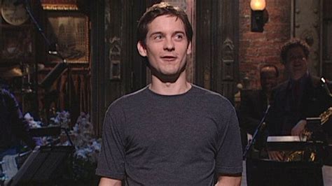 Watch Saturday Night Live Highlight Monologue Tobey Maguire Was Not