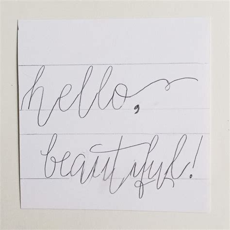 Most desks are at the right height for adults and as we practice writing, it becomes easier for us. How To Create Fake Calligraphy · How To Draw A Piece Of ...